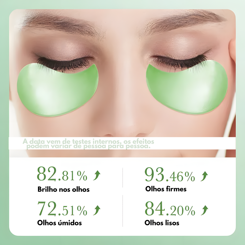 Máscara de Olhos Colágeno com Aloe Vera PREMIUM