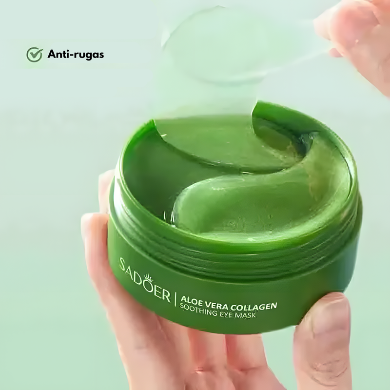 Máscara de Olhos Colágeno com Aloe Vera PREMIUM