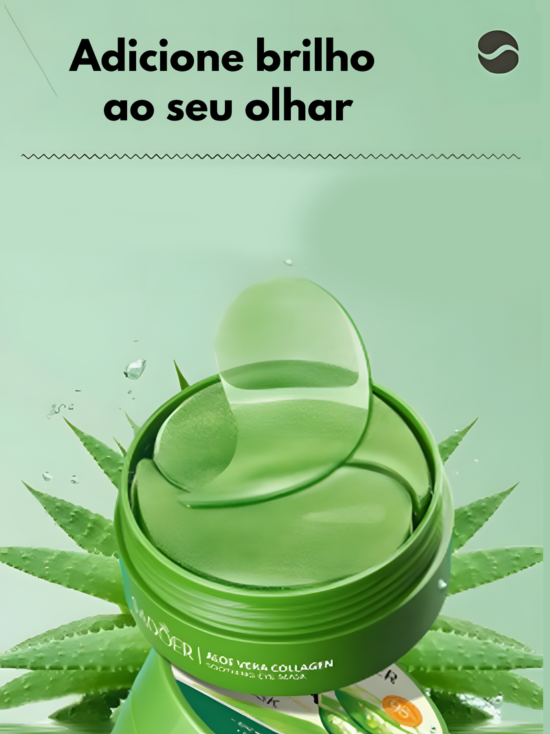 Máscara de Olhos Colágeno com Aloe Vera PREMIUM